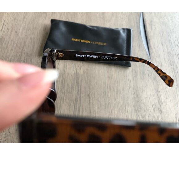 Saint Owen and Curateur Wylde Tortoiseshell Sunglasses - Picture 4 of 10